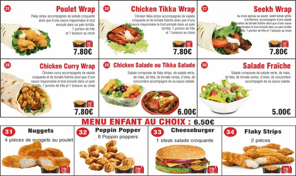 Le Chick — carte page 2