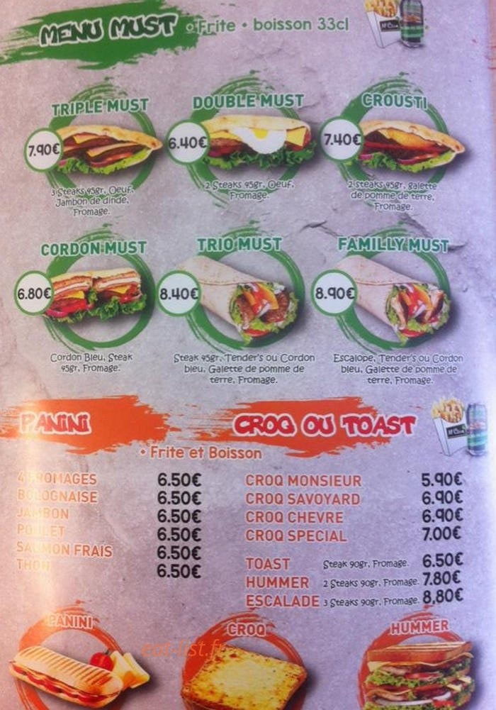 Le Must — carte page 5