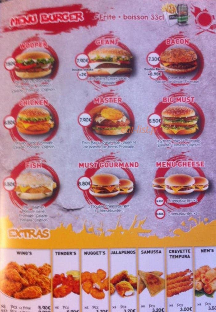 Le Must — carte page 3