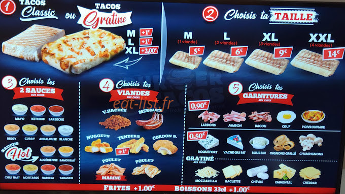 Sai Restaurant — carte page 3