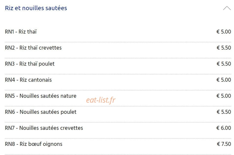 Arpajon Sushi — carte page 22