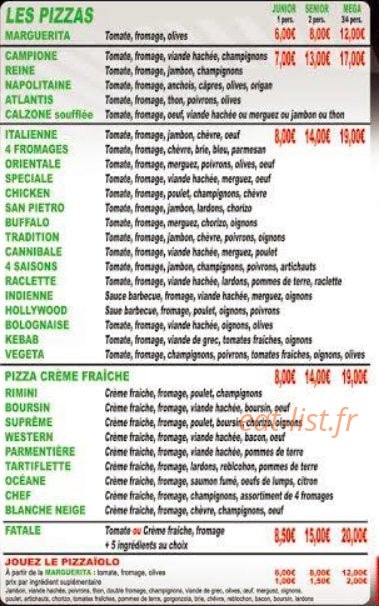 Hollyfood — carte page 5