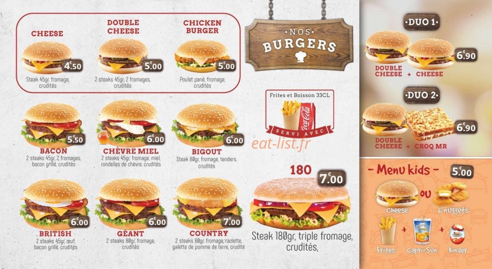 Hollyfood — carte page 2