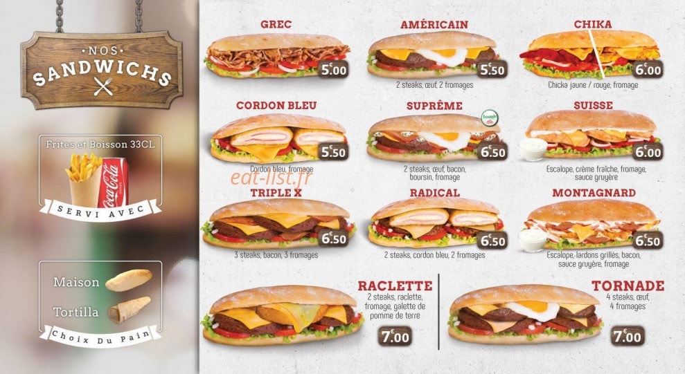 Hollyfood — carte page 4