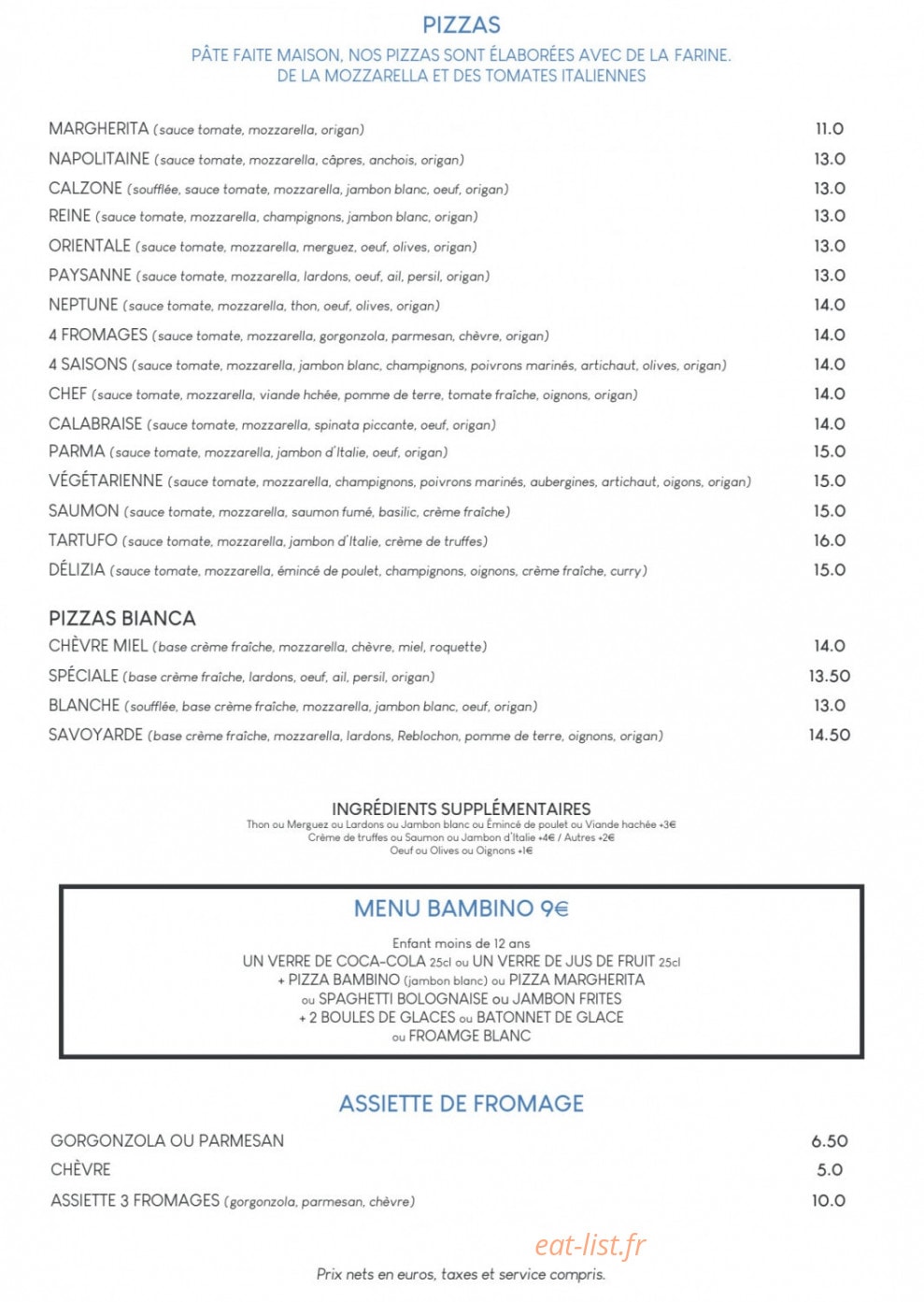 La Delizia — carte page 4