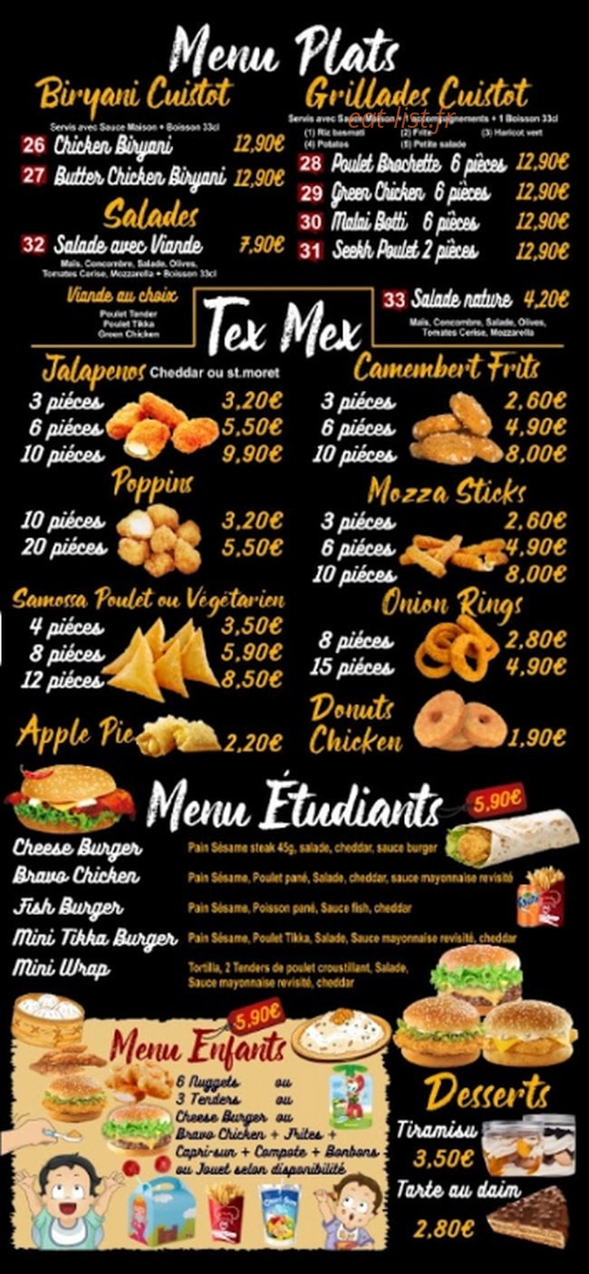Mhd cuistot — carte page 2
