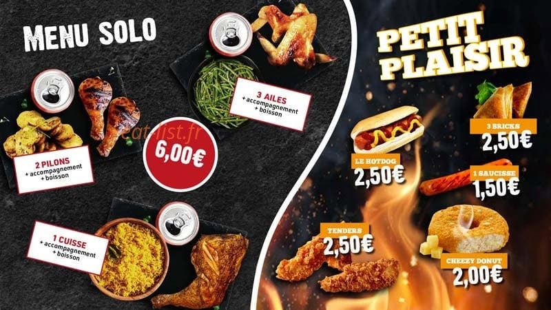 Pause Poulet — carte page 2