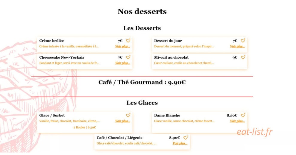 Alliya steakhouse — carte page 4
