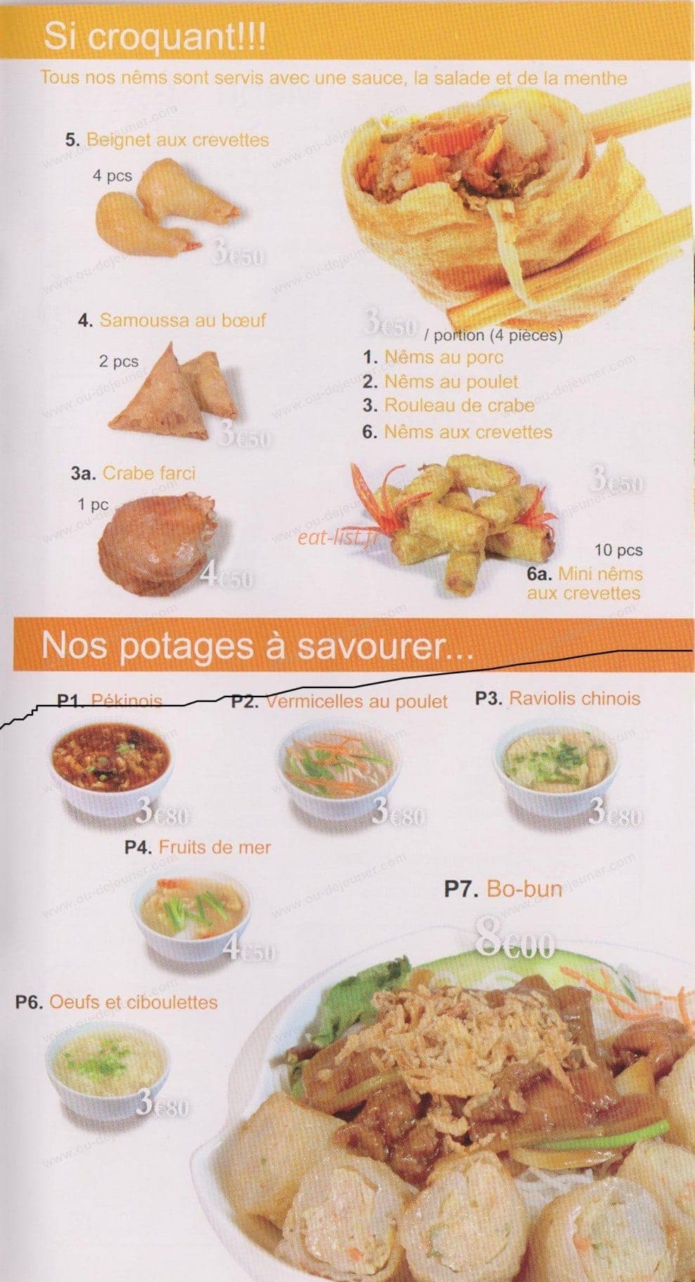 Au Jap Sushi — carte page 9