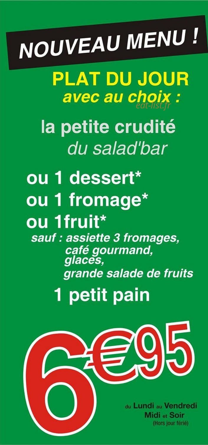 Cafétéria Cora — carte page 4
