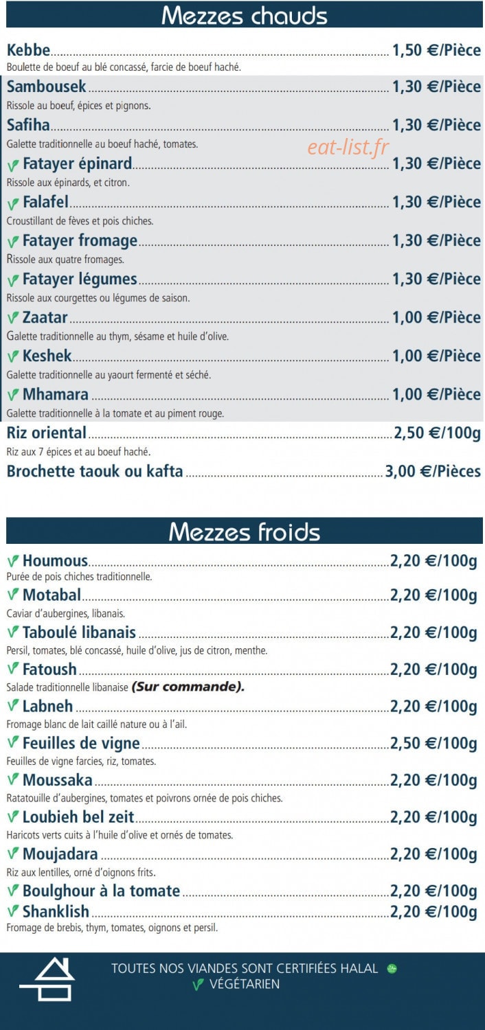 Chez Loulou — carte page 2