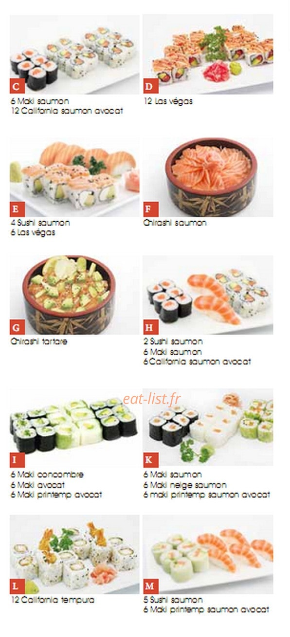 Food Asia — carte page 9