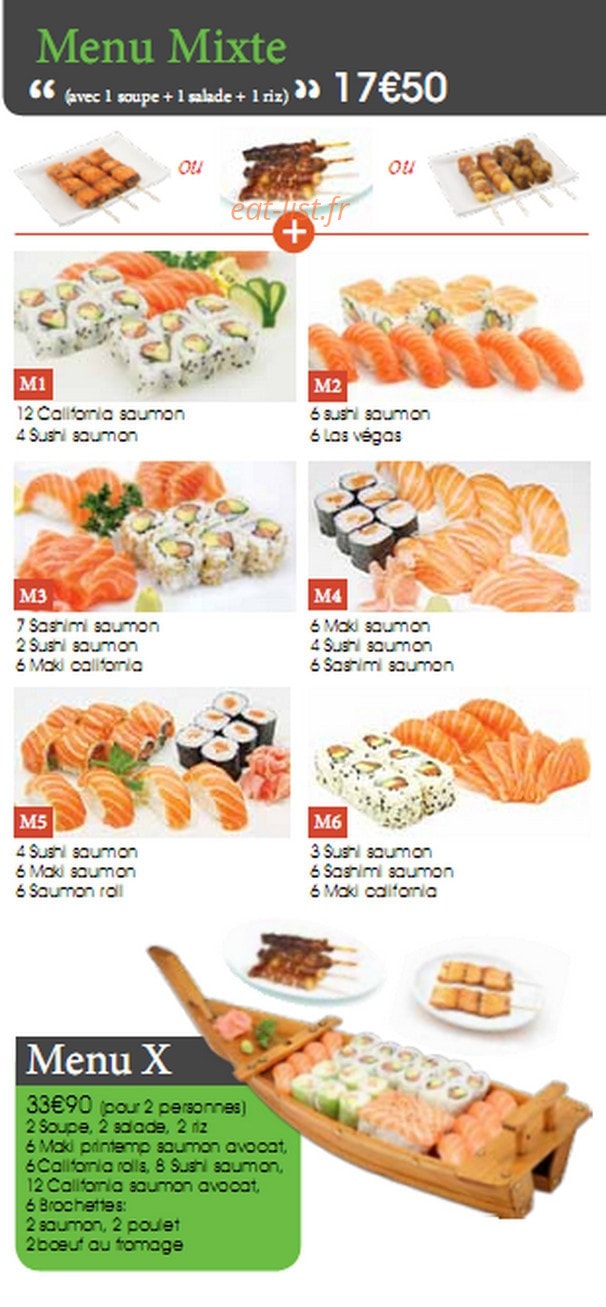 Food Asia — carte page 10