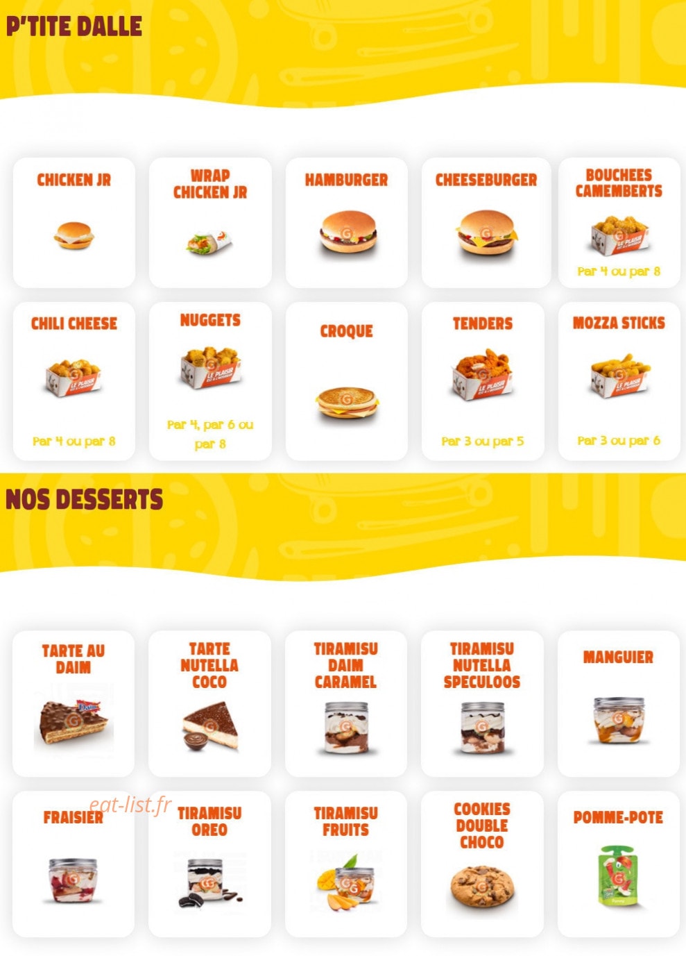 G la dalle — carte page 5