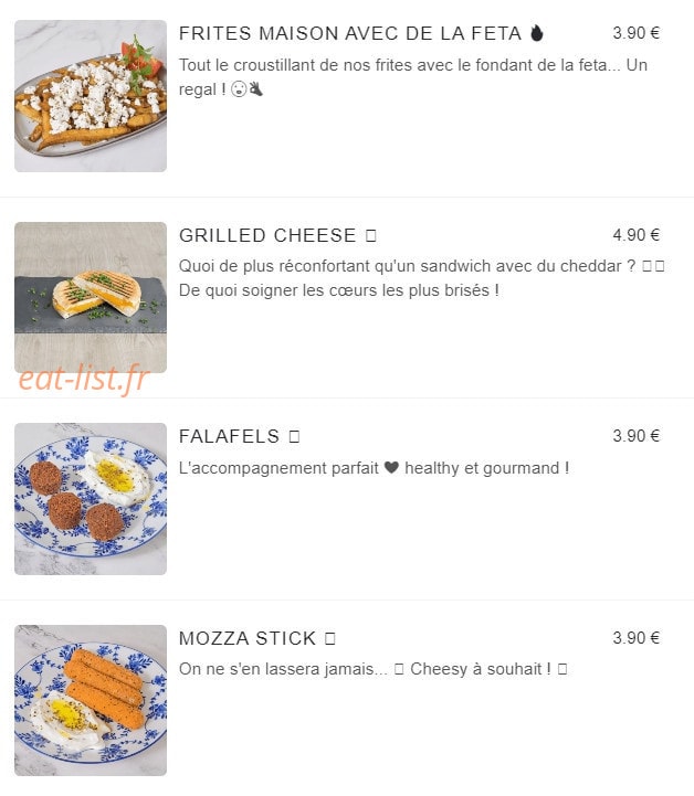 Good Food — carte page 10