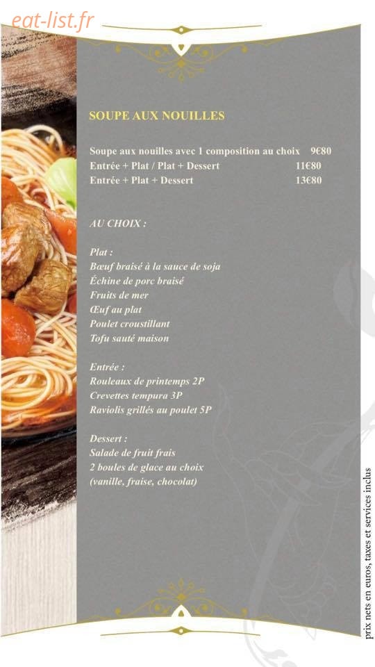 Le bistro d'edgard — carte page 4