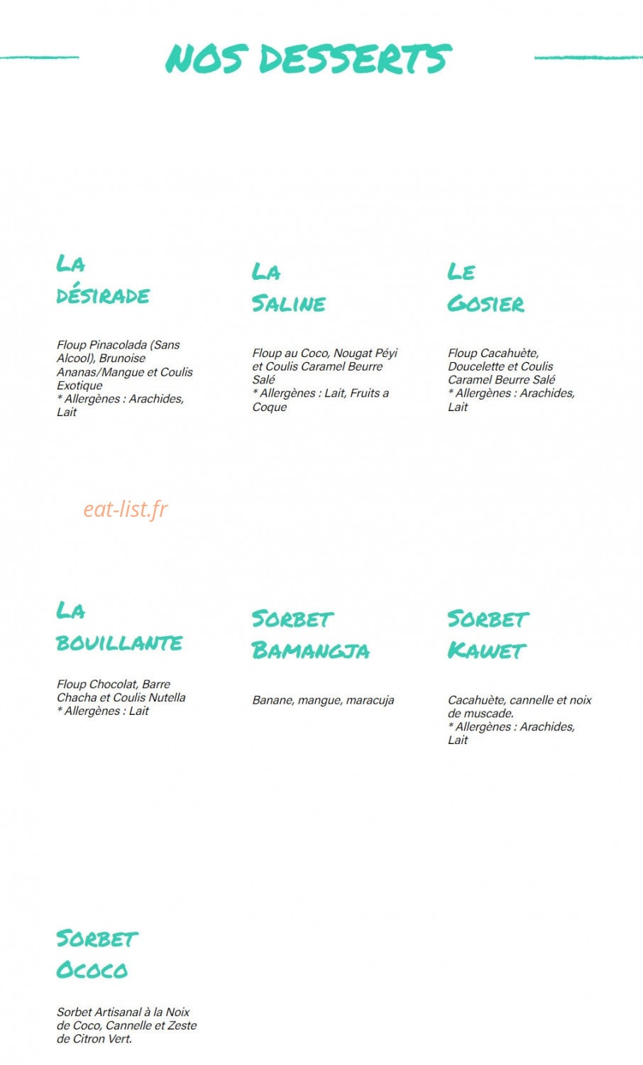 Le Caribéen — carte page 5