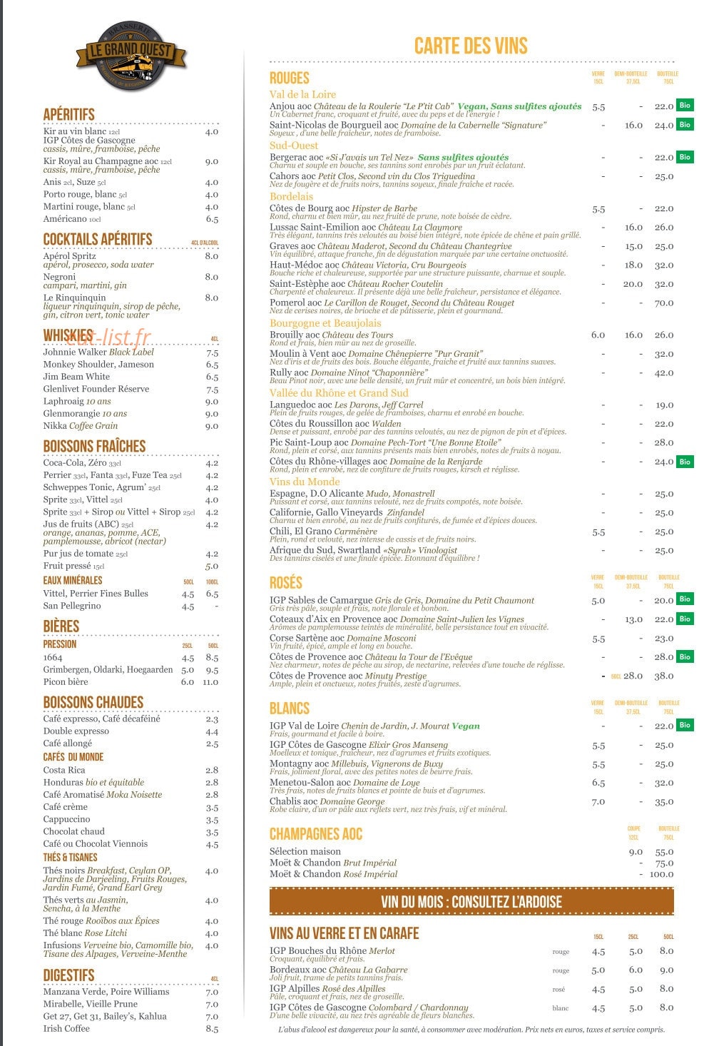 Le Grand Ouest — carte page 3