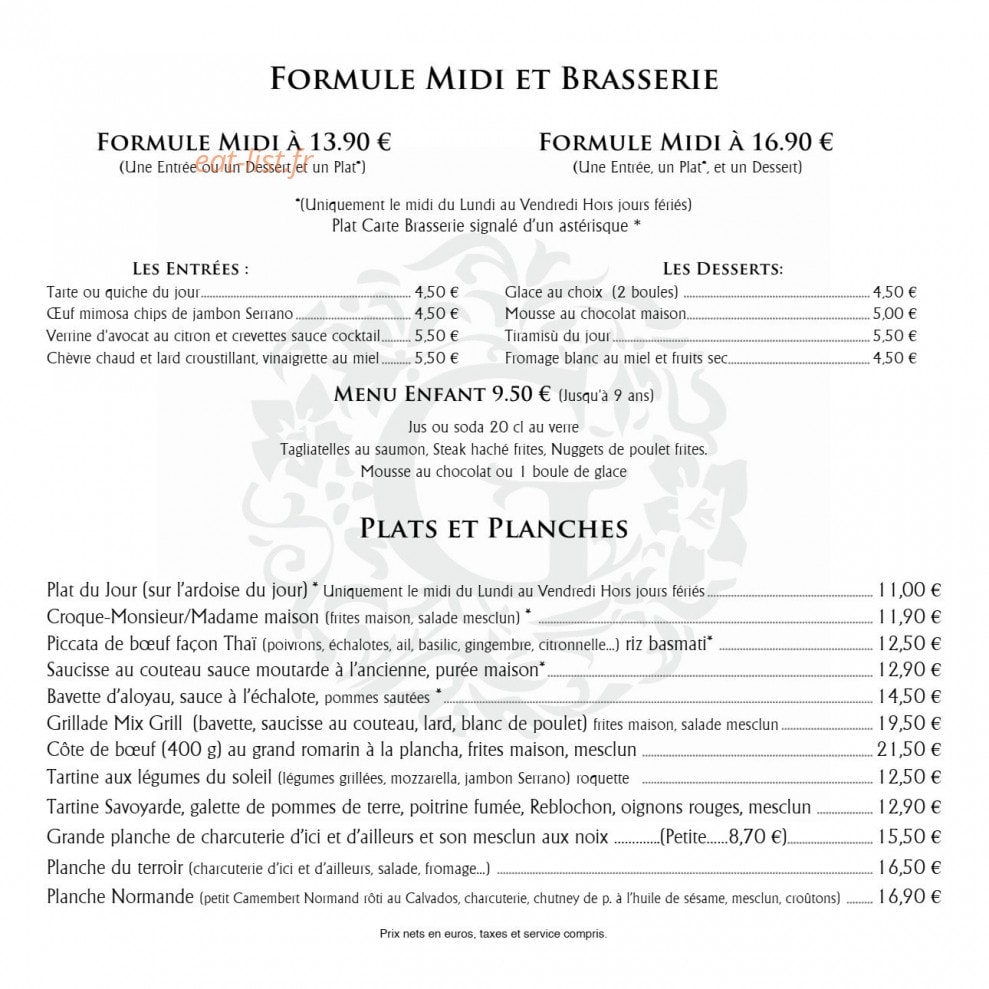 Le Grey Sud — carte page 1