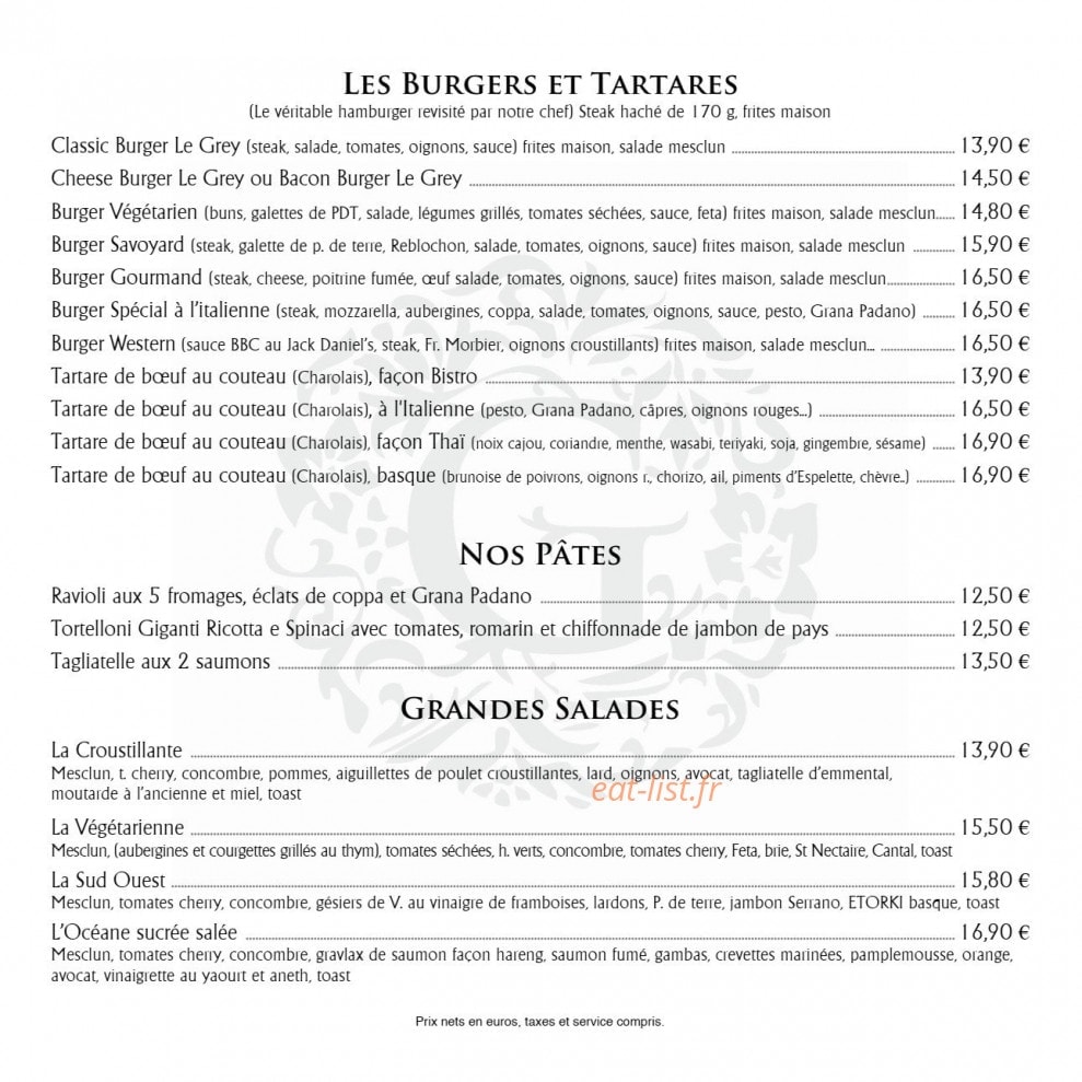 Le Grey Sud — carte page 2