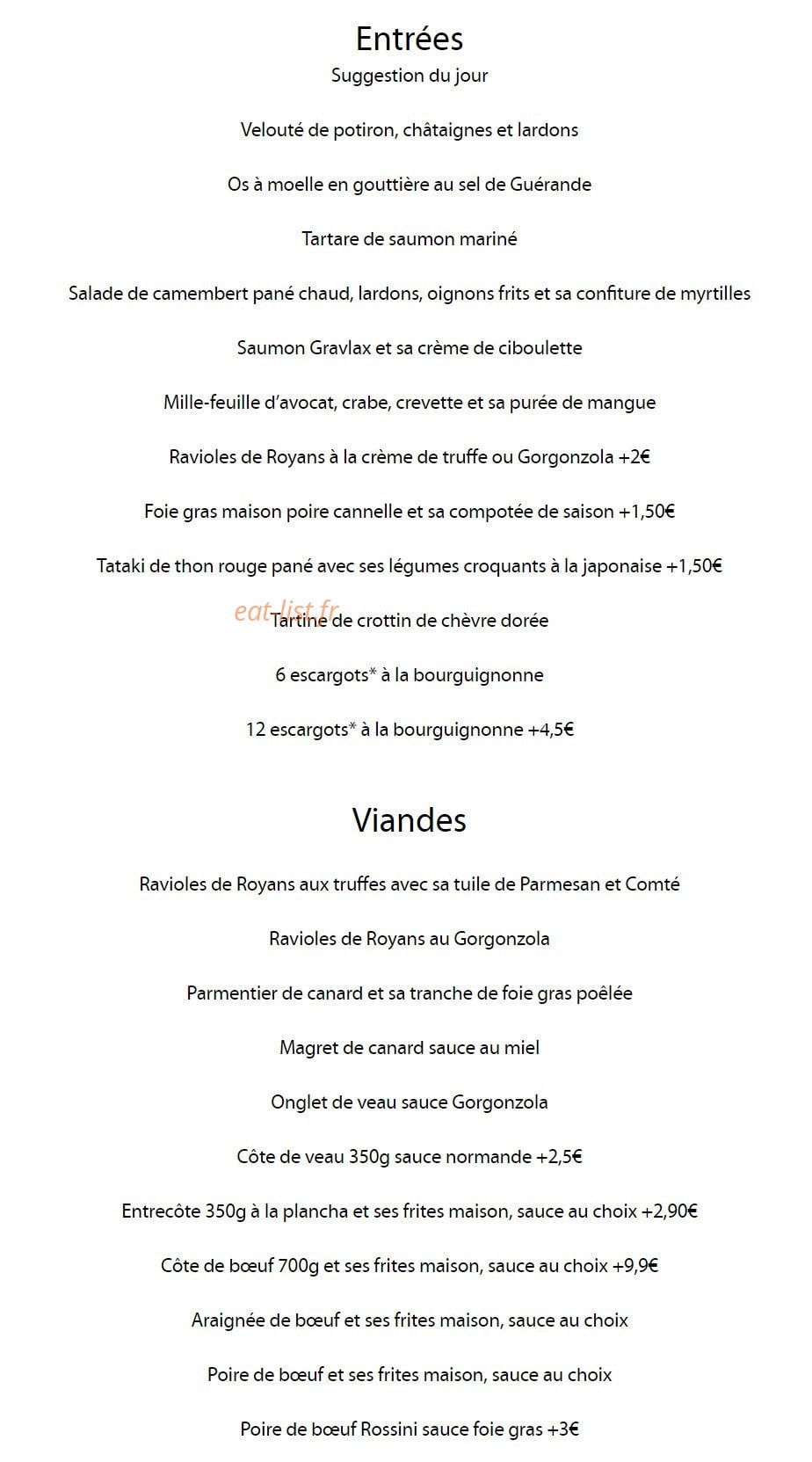 Les Artistes — carte page 2