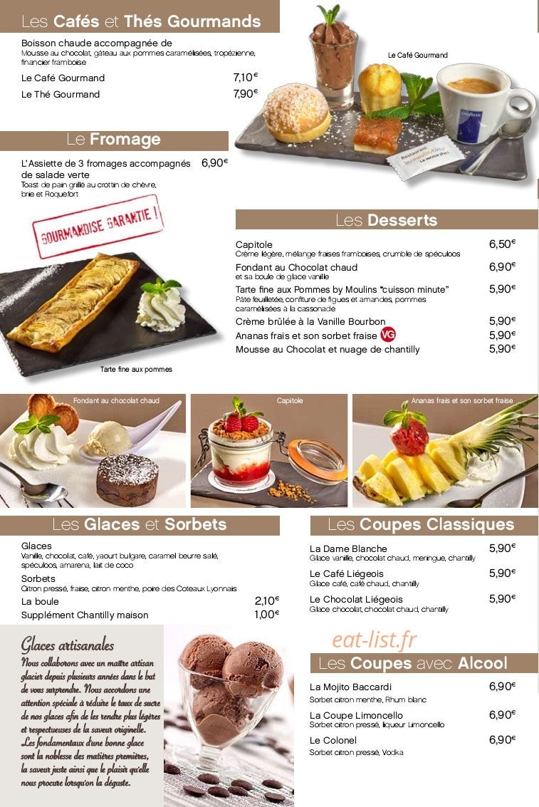 Les Moulins Bleus — carte page 6