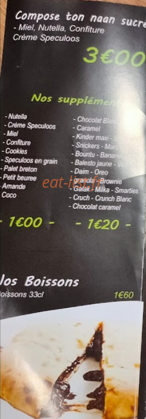 Naan'wich — carte page 4
