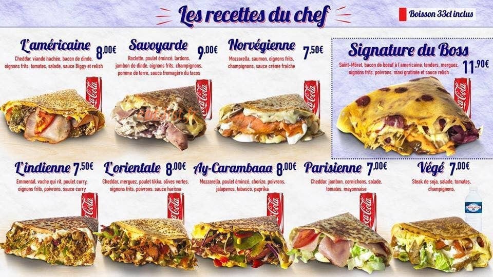 Paye Ta Crêpe — carte page 1