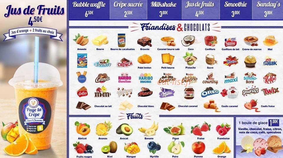 Paye Ta Crêpe — carte page 4