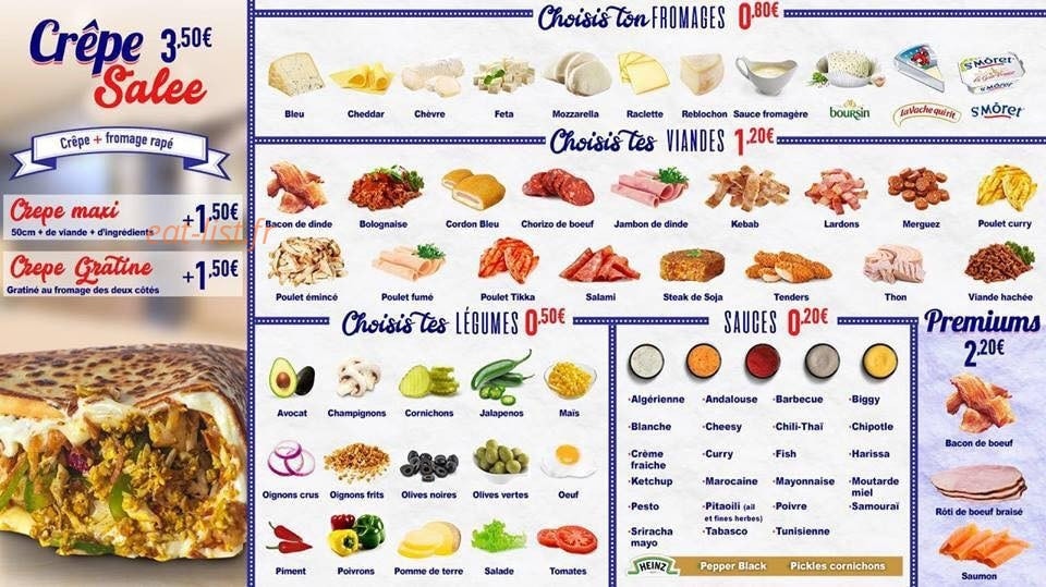 Paye Ta Crêpe — carte page 2