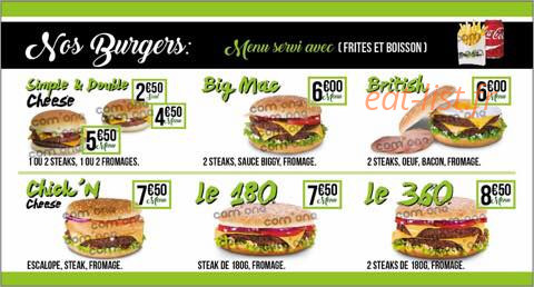 Pizz n' Tacos — carte page 2