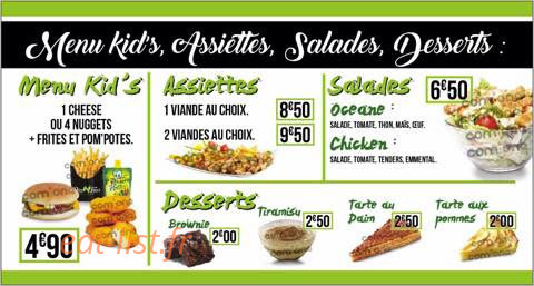 Pizz n' Tacos — carte page 1