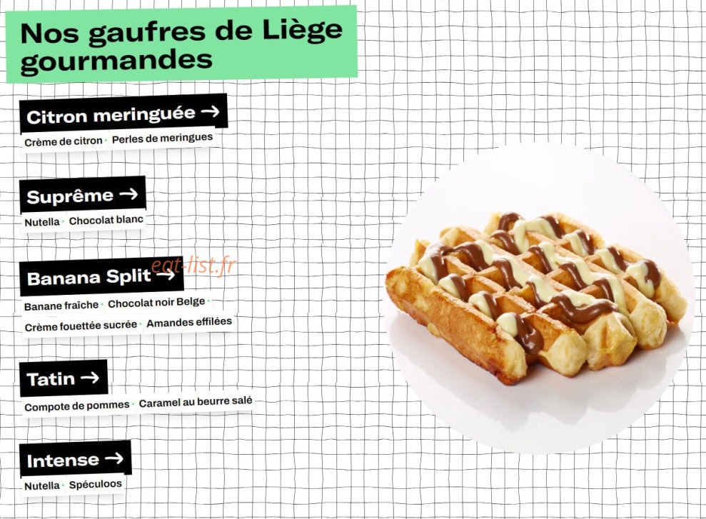 Waffle Factory — carte page 3
