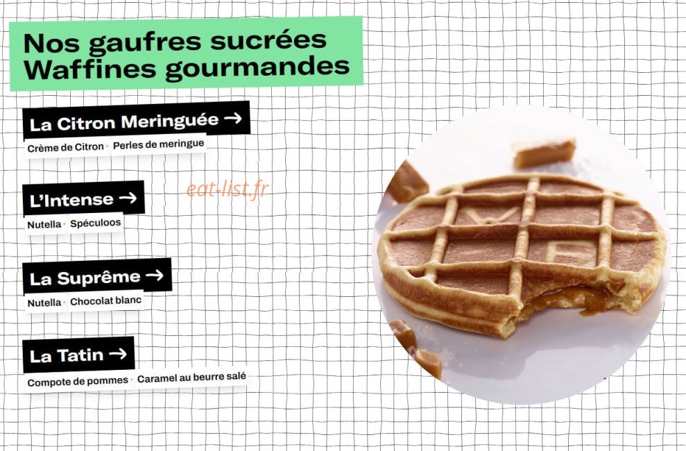 Waffle Factory — carte page 6