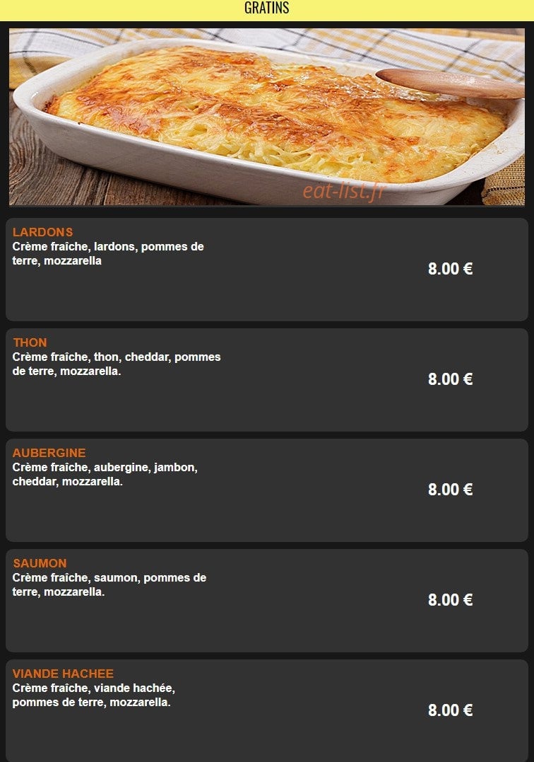 Star Pizza — carte page 10