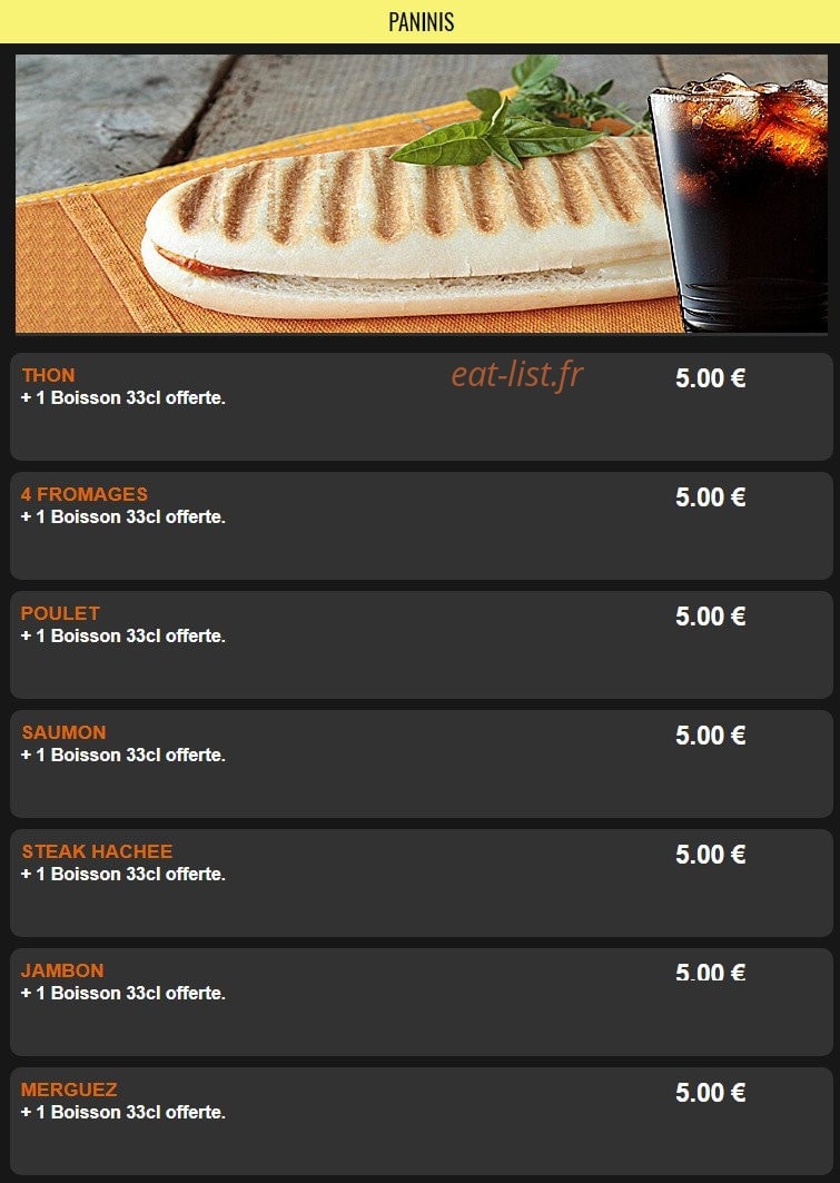 Star Pizza — carte page 14