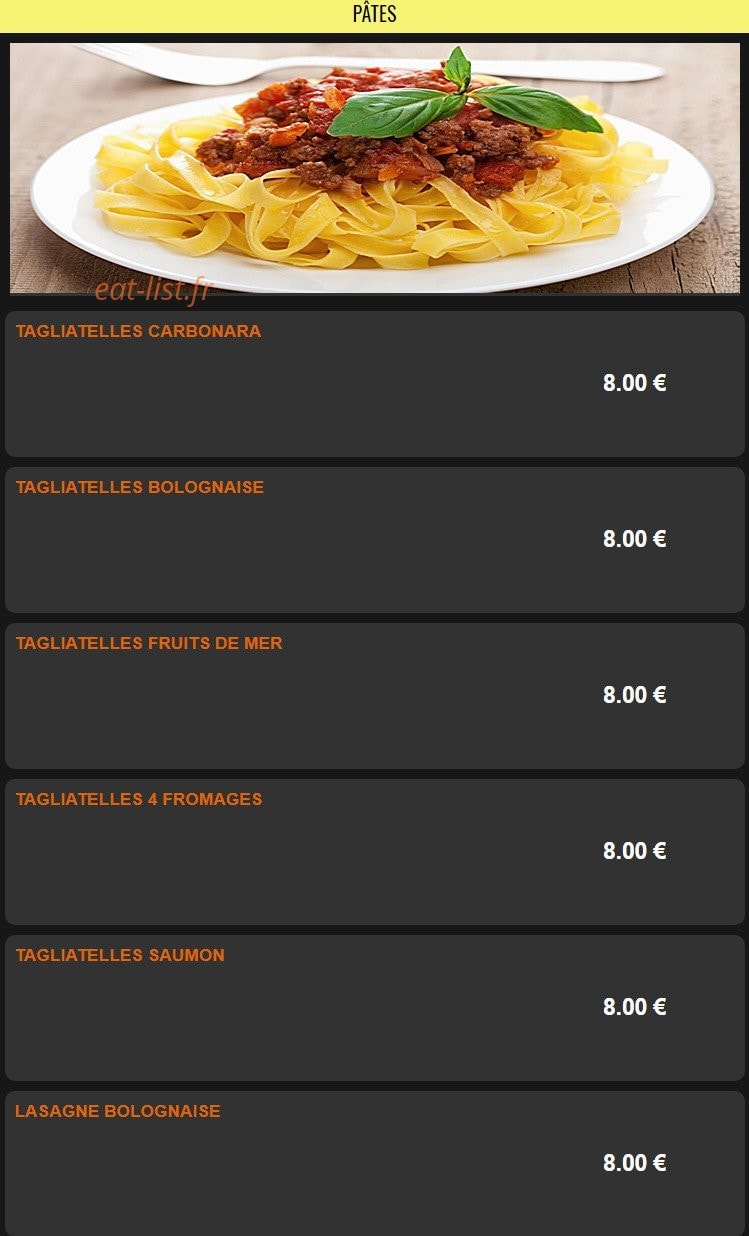 Star Pizza — carte page 9