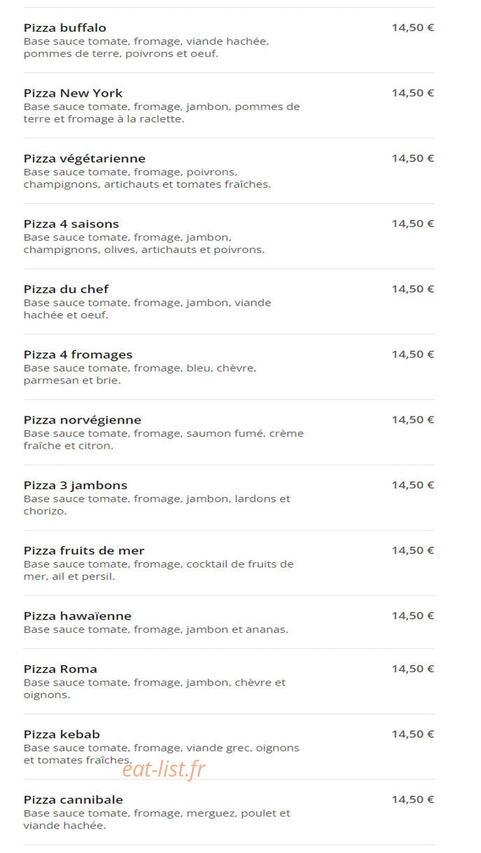 L'escale Des Delices — carte page 9