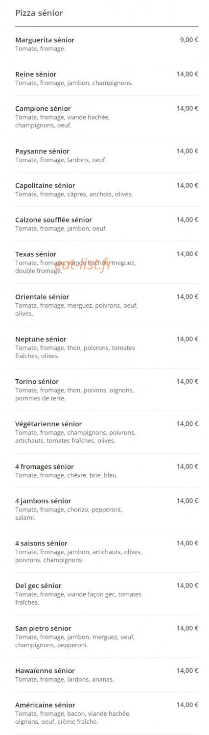 Pizza Bugati — carte page 4