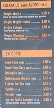 L'Origan — carte page 8