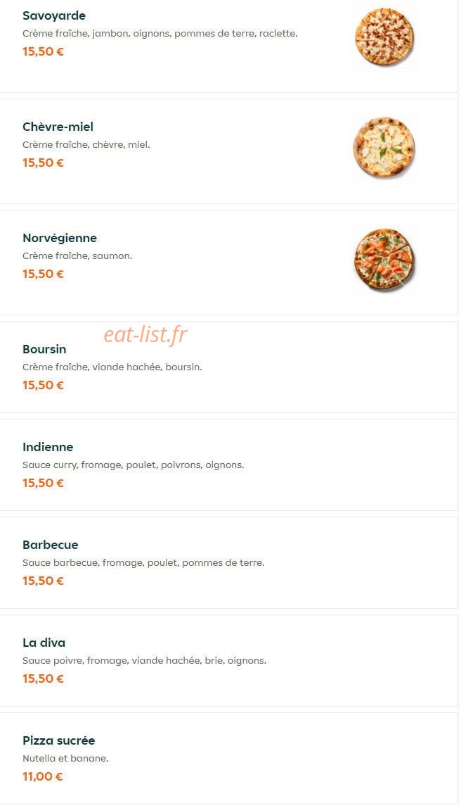 Di Napoli Pizza — carte page 9
