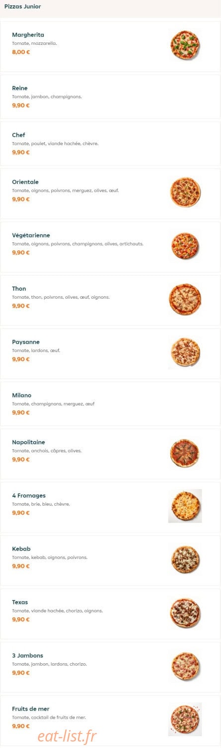 Di Napoli Pizza — carte page 4