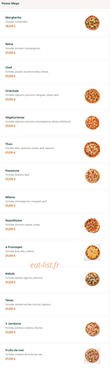 Di Napoli Pizza — carte page 10