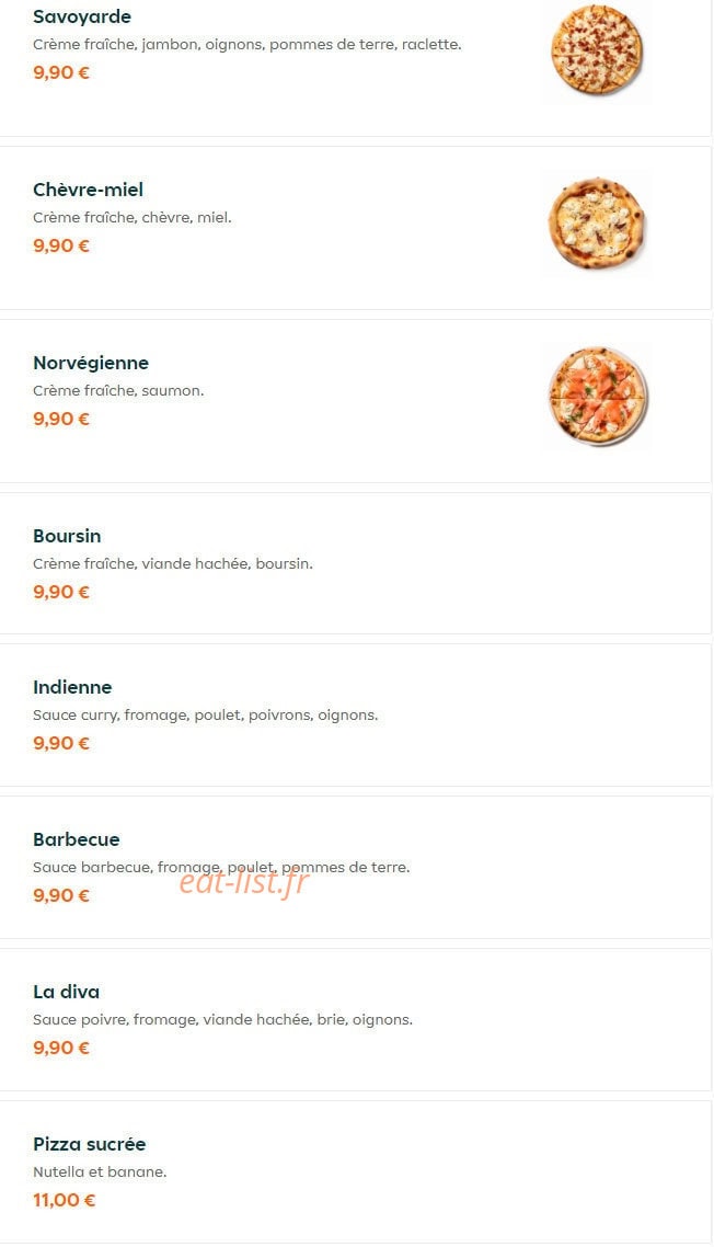 Di Napoli Pizza — carte page 6