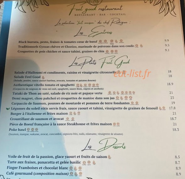 Feel Good — carte page 2