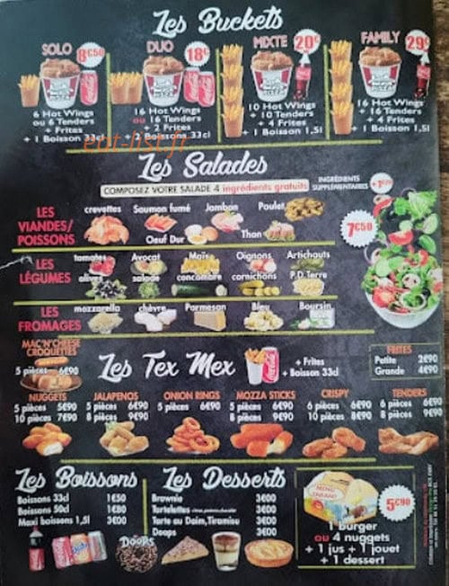La pizza & Burger o 5 — carte page 4