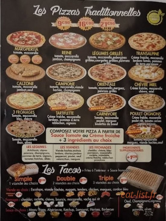 La pizza & Burger o 5 — carte page 2