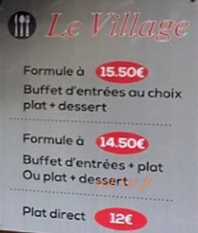 Le Village — carte page 1