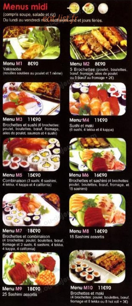New Japan — carte page 2