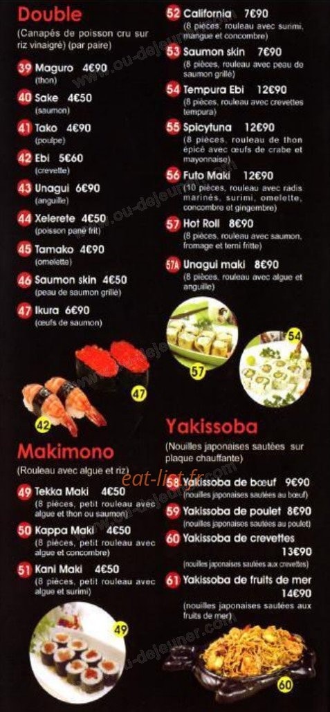 New Japan — carte page 6